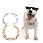 Fashion Dog Chain Collar