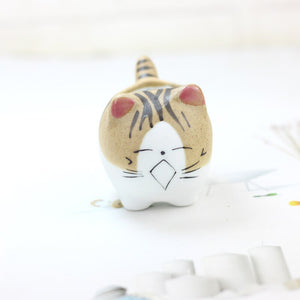 Mini Cat Ceramic Flower Pot