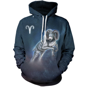 Skysurie | Aries Unisex Pullover Hoodie M