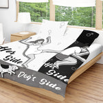 Her side, His side, Dog's Side Bedding Set