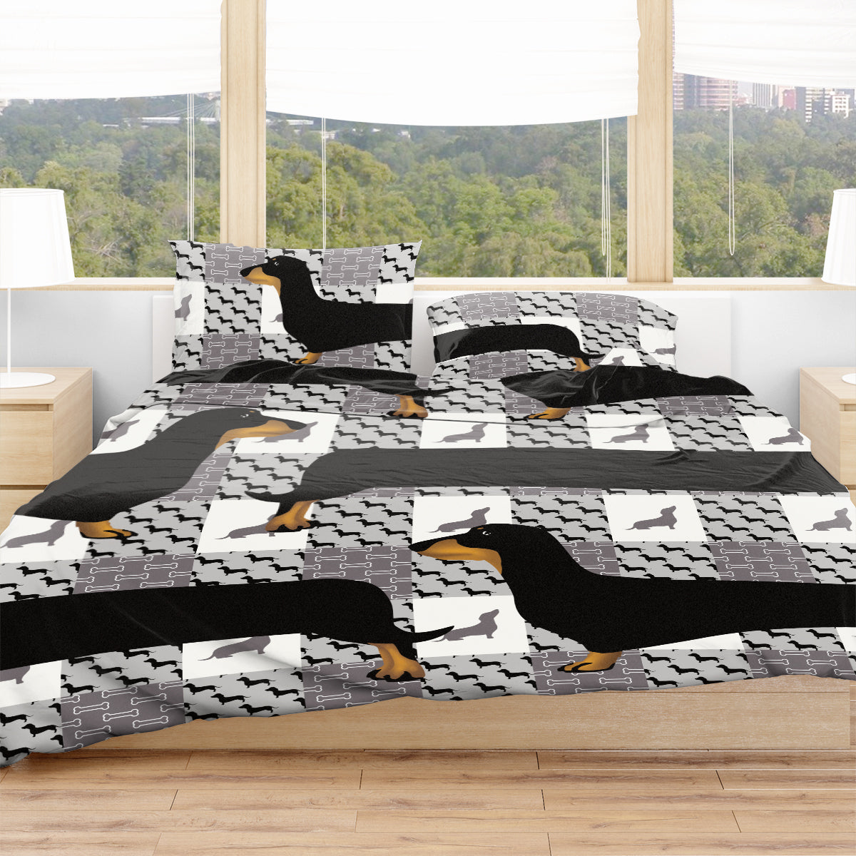 The Sausage Dog Bedding Set