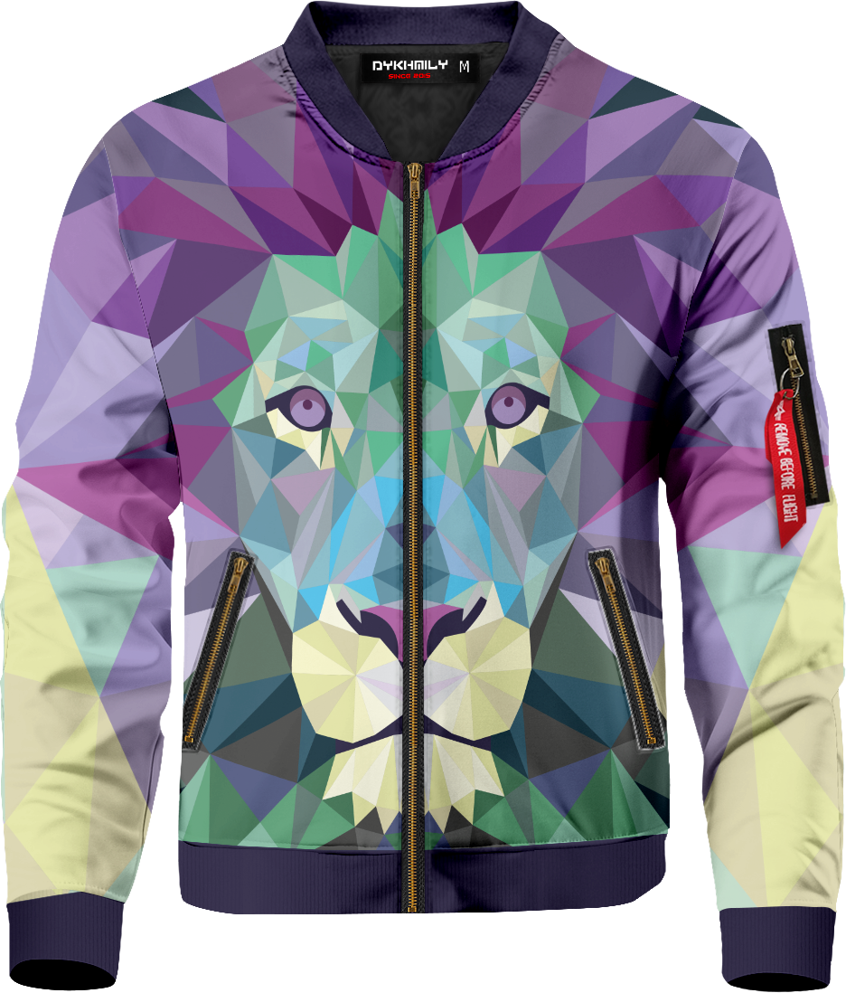 Diamond Lion Bomber Jacket