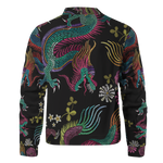 Floral Dragon Bomber Jacket
