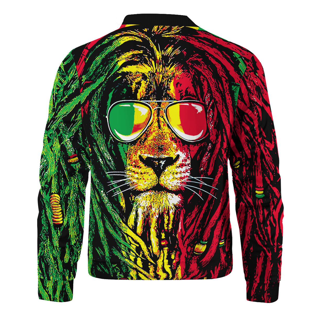 Dreadlocks Rasta Bomber Jacket