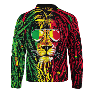 Dreadlocks Rasta Bomber Jacket