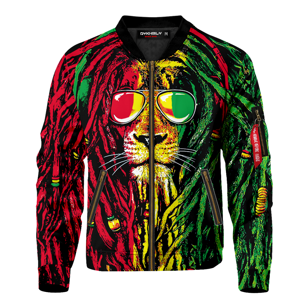 Dreadlocks Rasta Bomber Jacket