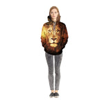 Calm Lion Unisex Pullover Hoodie