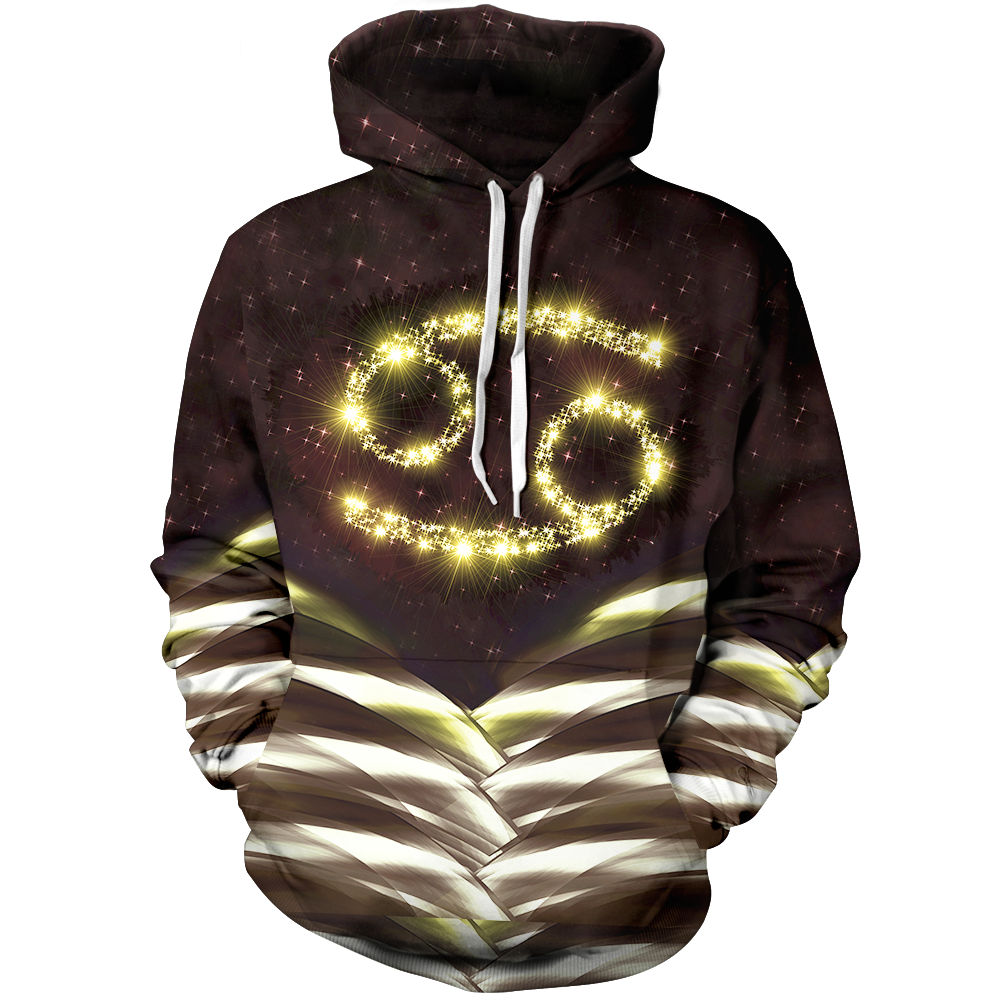 Cancer Galaxy Unisex Pullover Hoodie M