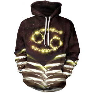 Cancer Galaxy Unisex Pullover Hoodie M