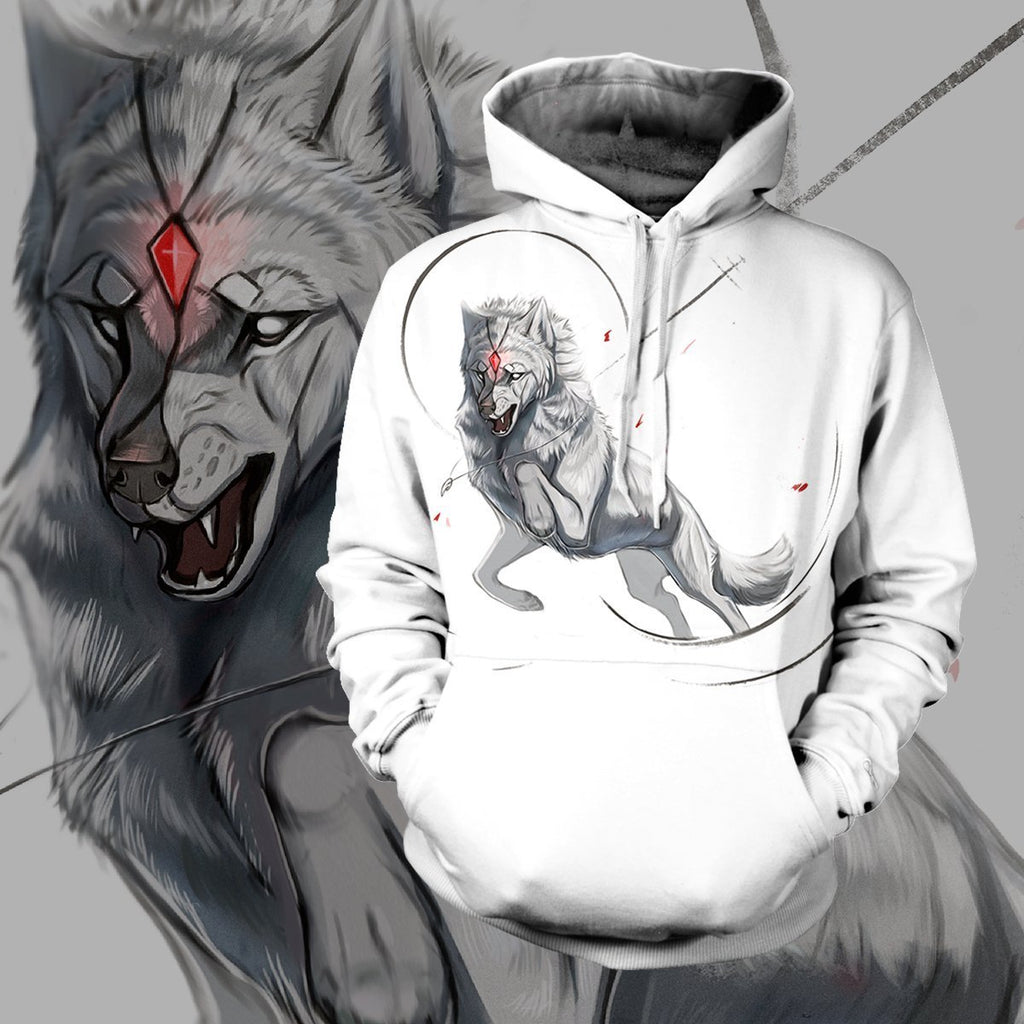 Wolf Senses Unisex Pullover Hoodie