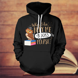 Bury Me In Books Unisex Pullover Hoodie