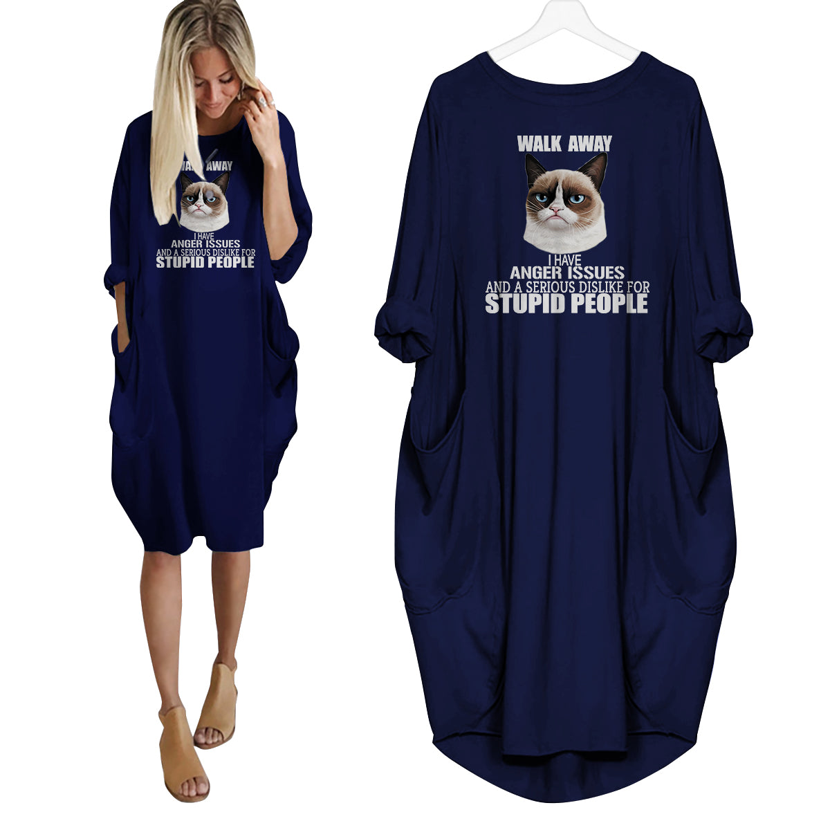 Cat Anger Issues Dress
