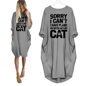 Sorry I Can't I Have Plans With My Cat Dress