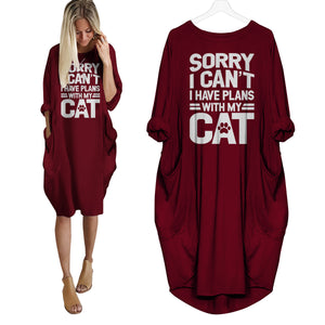 Sorry I Can't I Have Plans With My Cat Dress