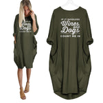 Wine and Dogs Dress
