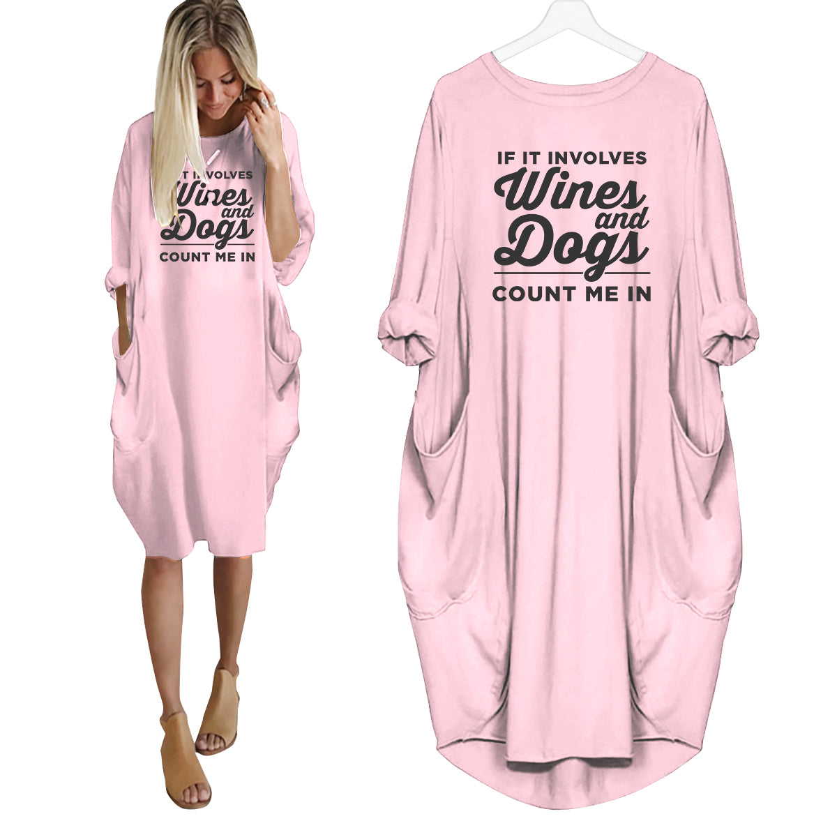 Wine and Dogs Dress