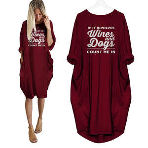 Wine and Dogs Dress