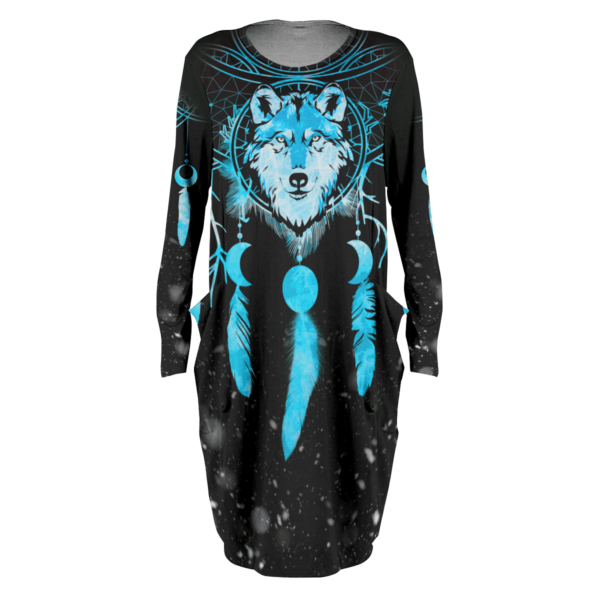 Winter Wolf Dream Catcher Dress