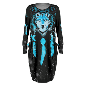 Winter Wolf Dream Catcher Dress