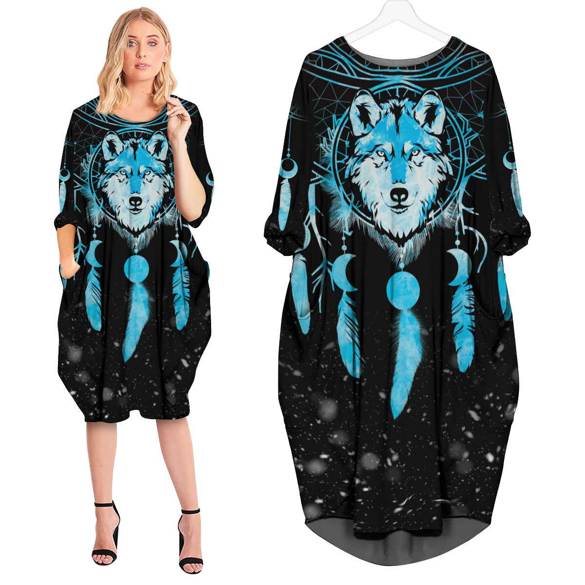 Winter Wolf Dream Catcher Dress