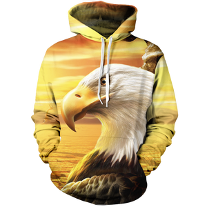 Soft And Tough Eagle Unisex Pullover Hoodie