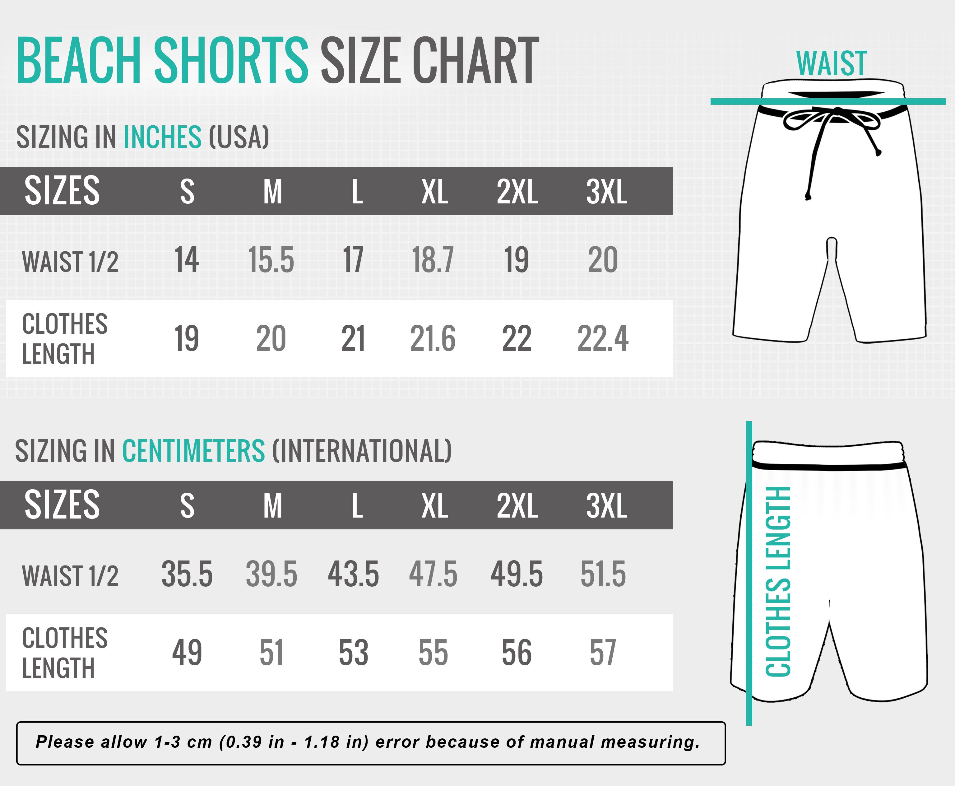 Winter Wraith Beach Shorts