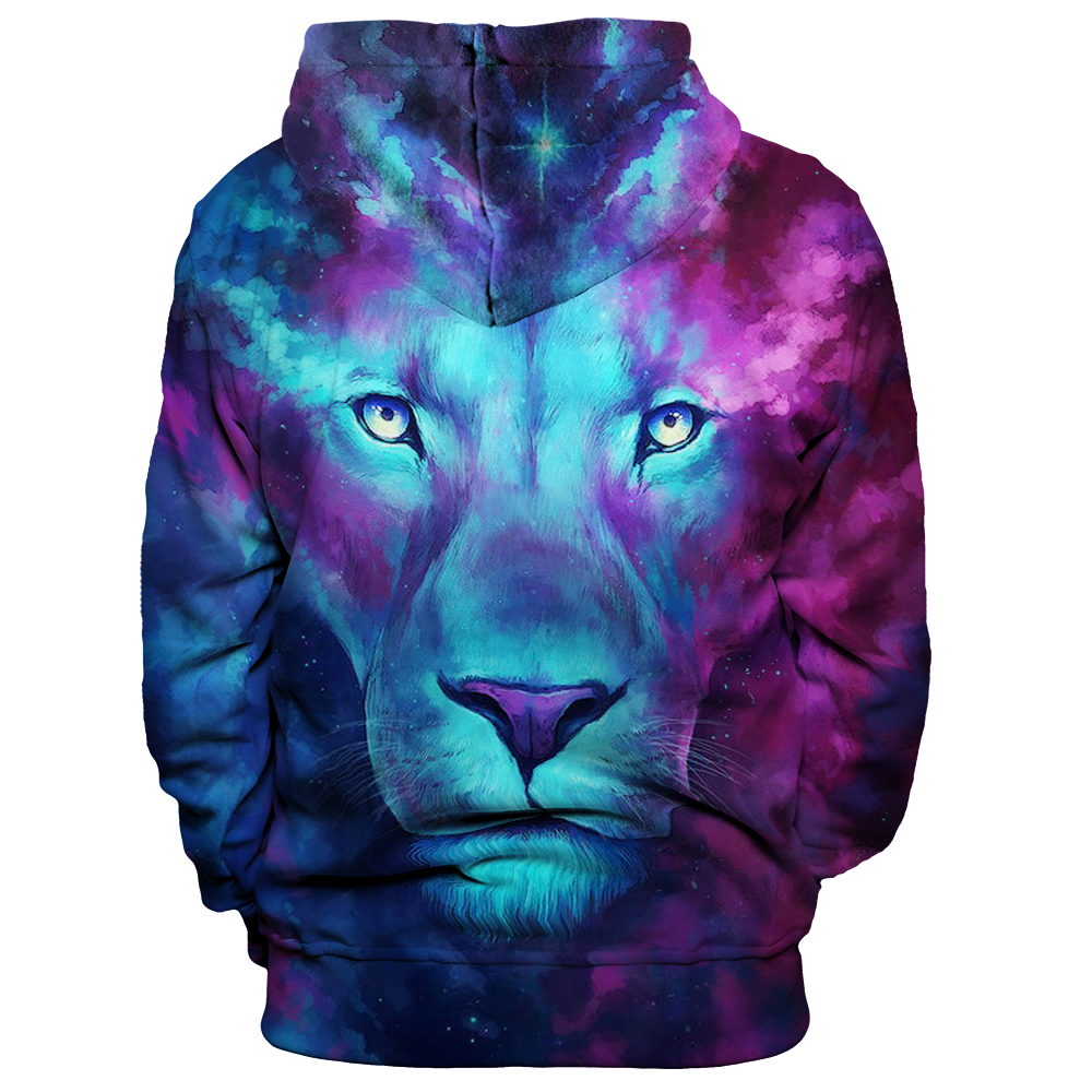 Galaxy Lion Unisex Pullover Hoodie