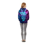 Galaxy Lion Unisex Pullover Hoodie