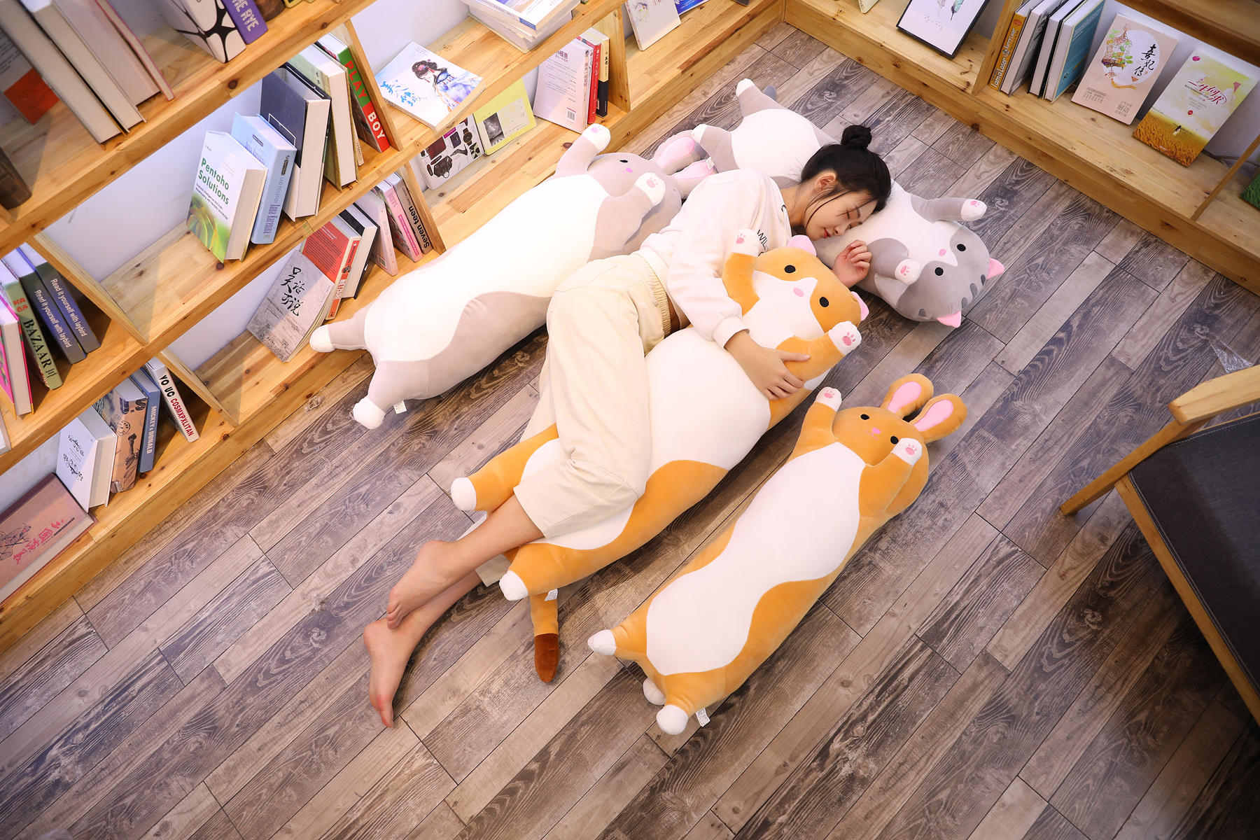 Plush-Pillow™-Snuggle Kitty Plushie