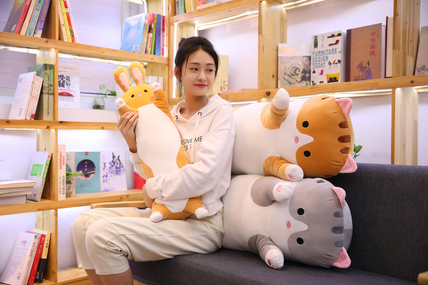 Plush-Pillow™-Snuggle Kitty Plushie