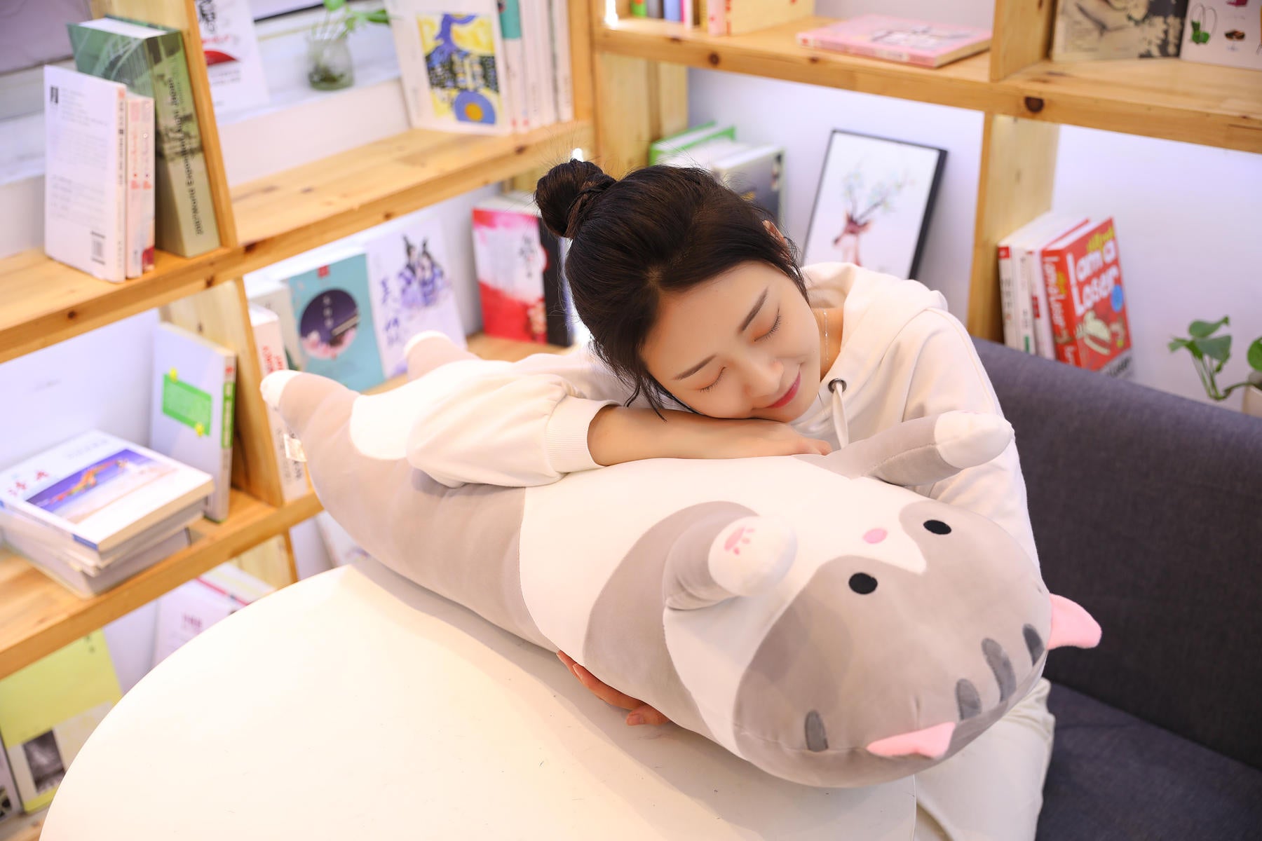Plush-Pillow™-Snuggle Kitty Plushie
