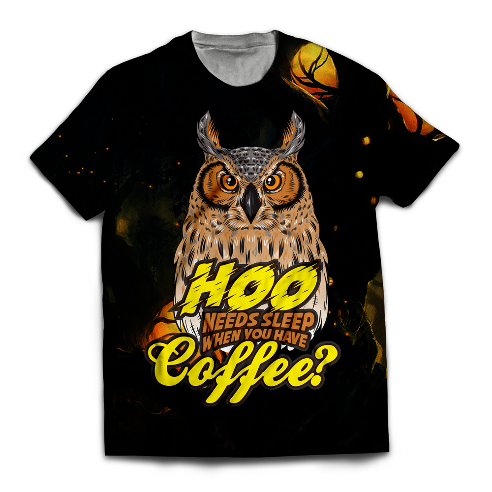 Hoo Needs Sleep Unisex T-Shirt M