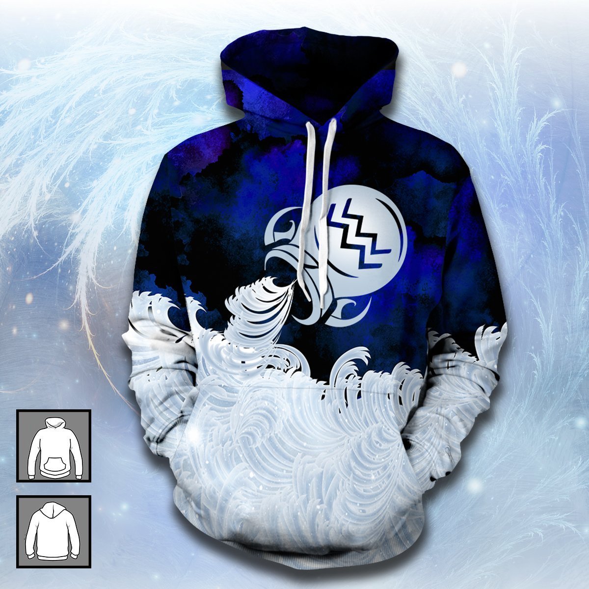 Aquarius Unisex Pullover Hoodie