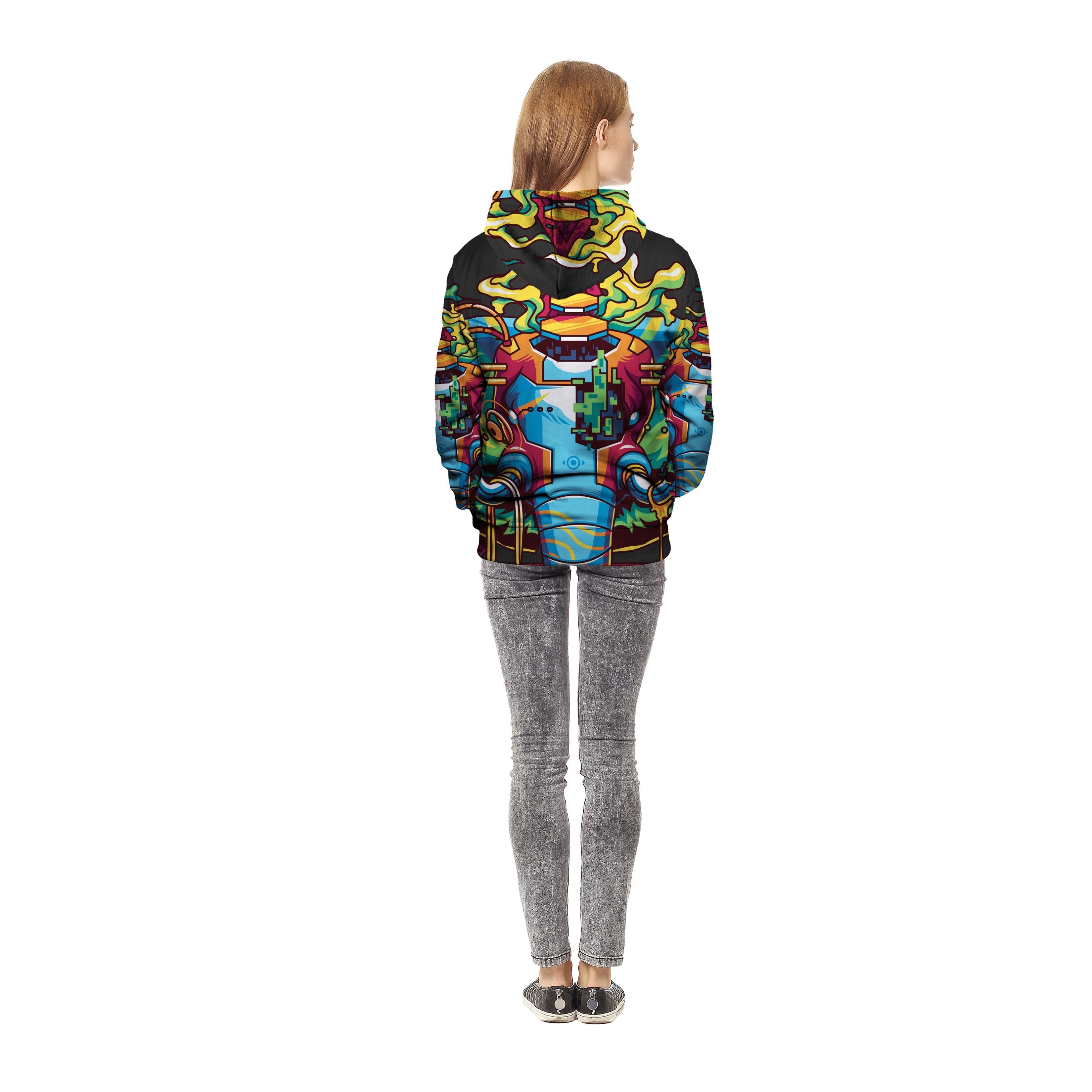 Android Elephant Unisex Pullover Hoodie
