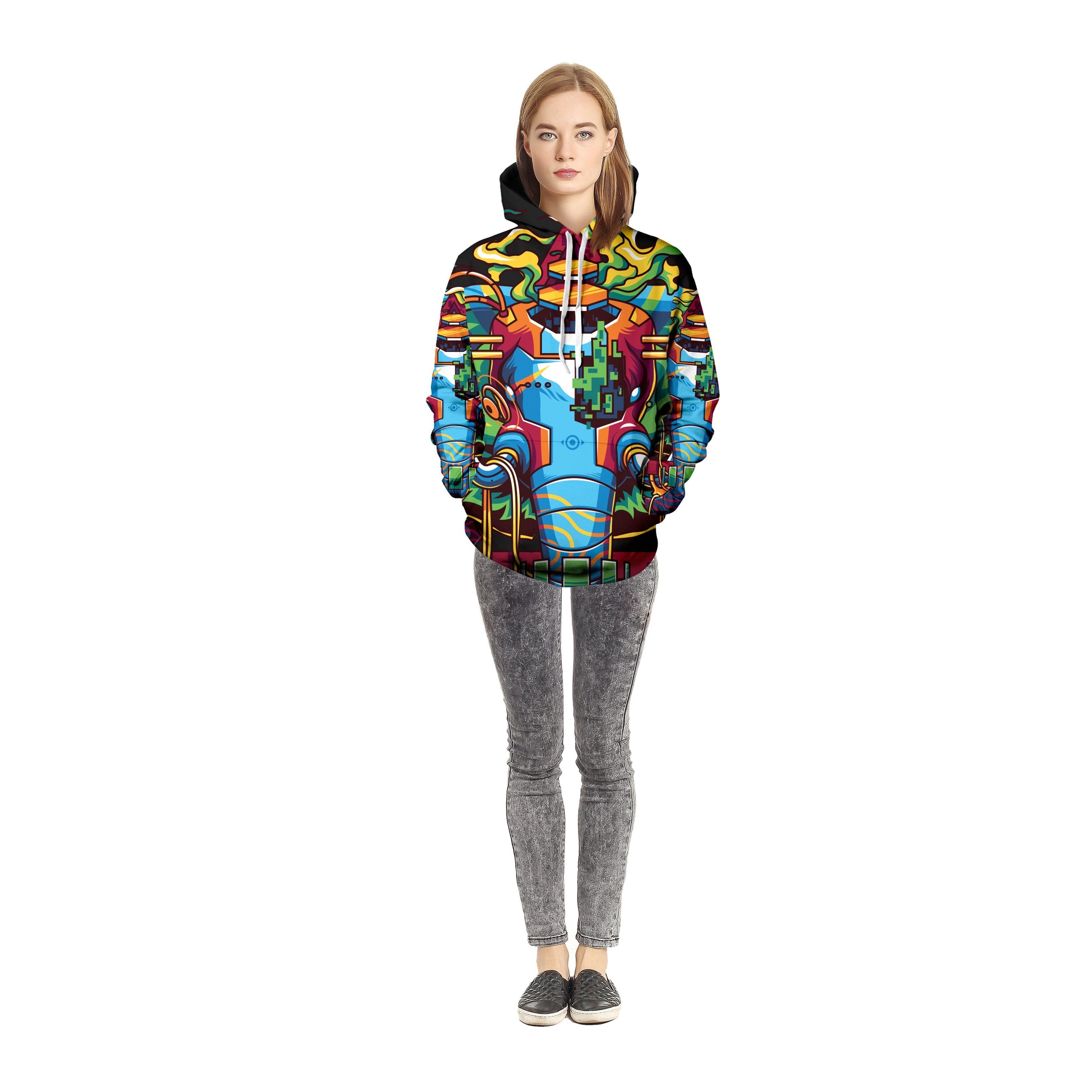 Android Elephant Unisex Pullover Hoodie