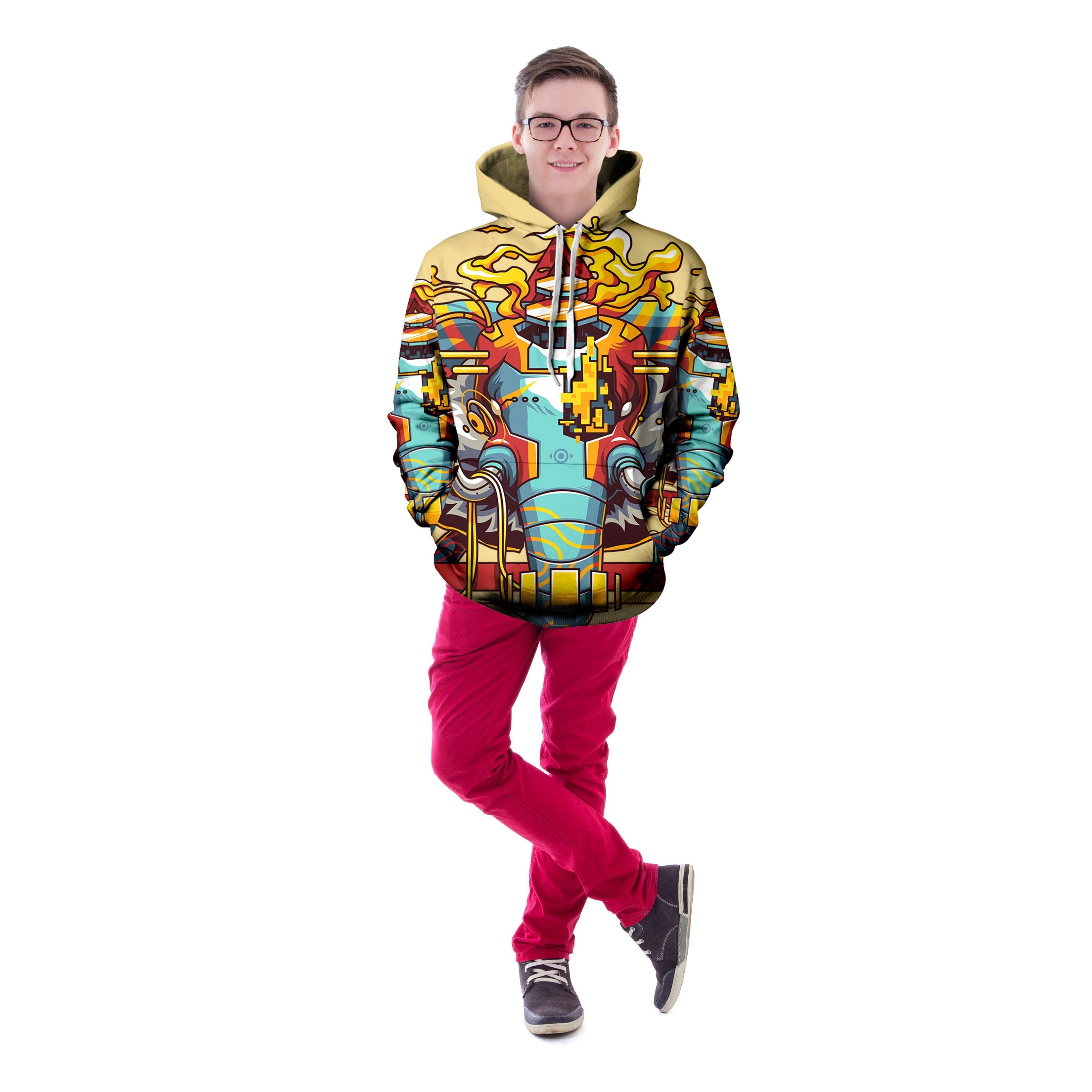 Android Elephant Unisex Pullover Hoodie
