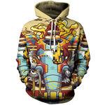 Android Elephant Unisex Pullover Hoodie M / Cream