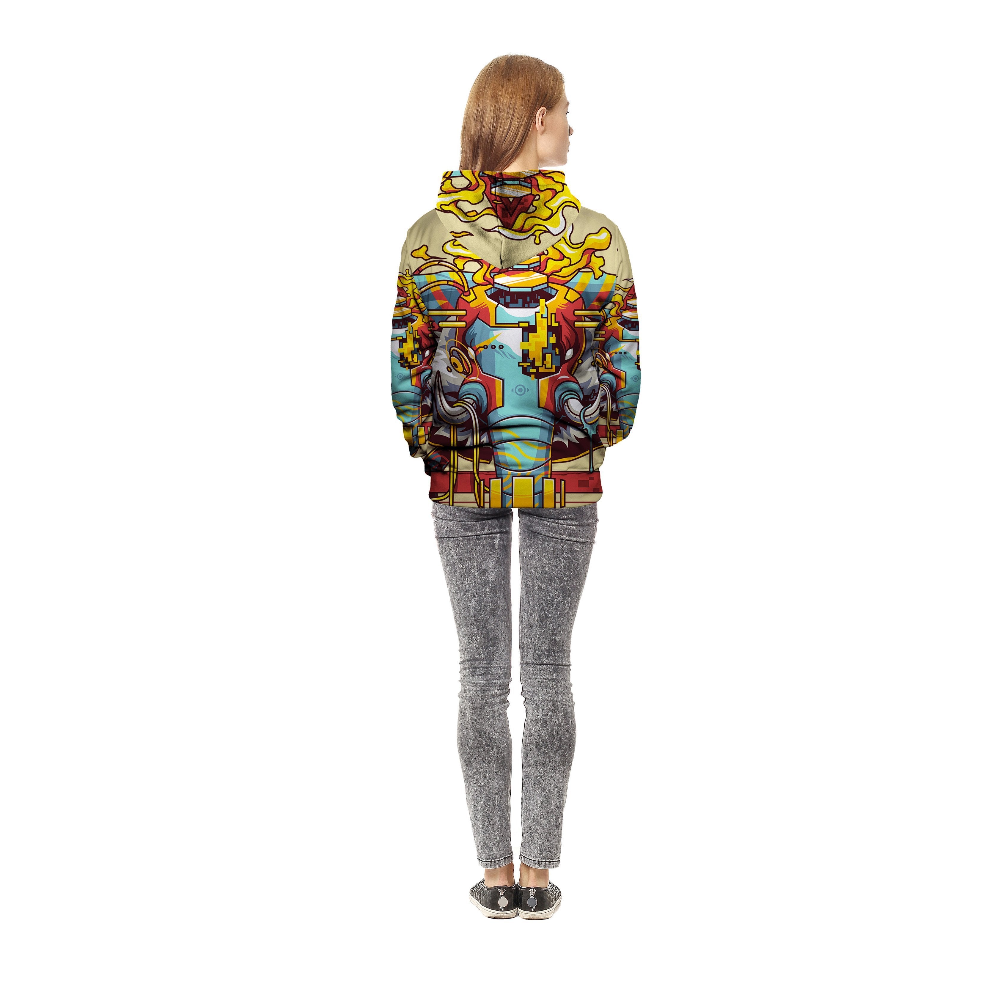 Android Elephant Unisex Pullover Hoodie