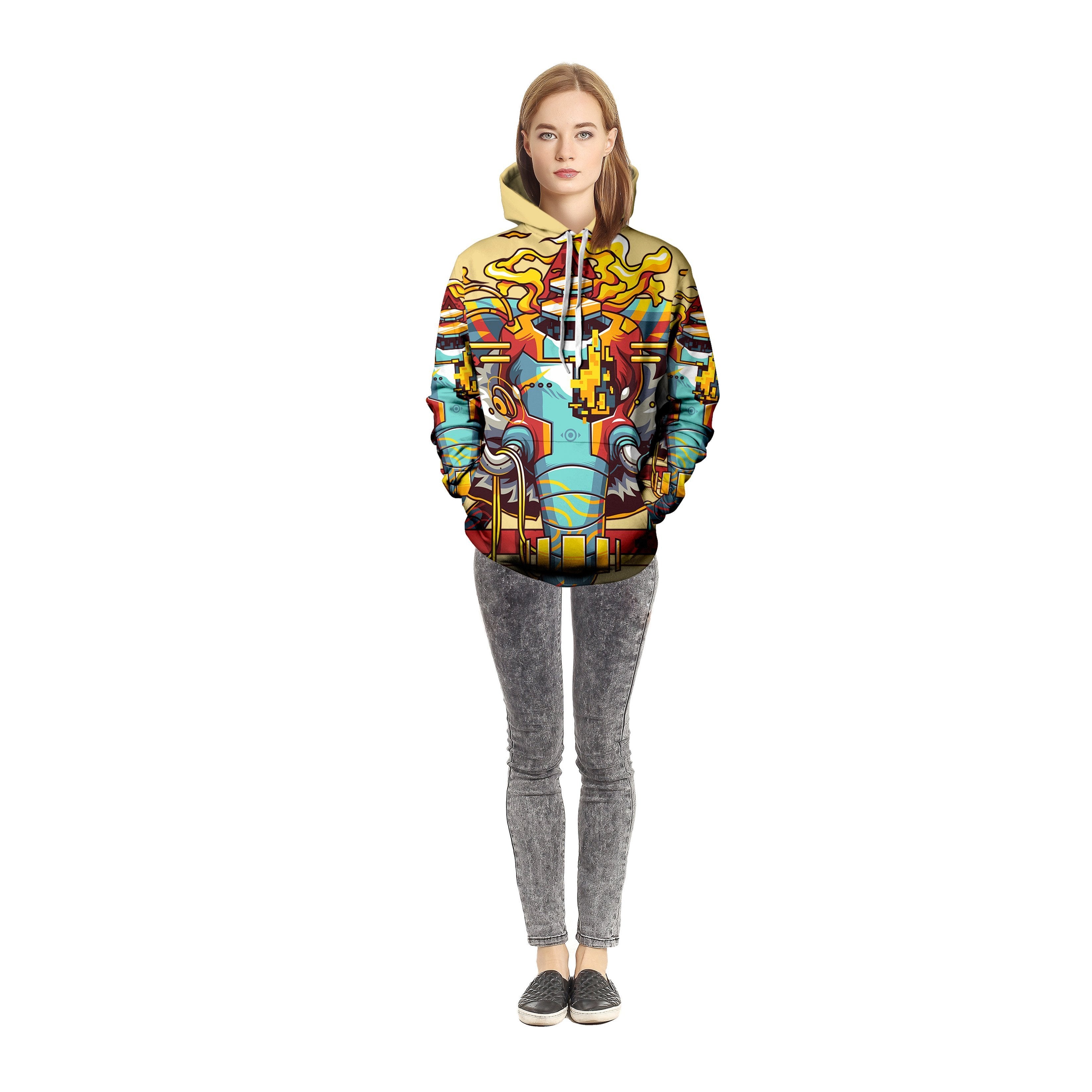 Android Elephant Unisex Pullover Hoodie
