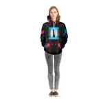 Gemini Flickered Unisex Pullover Hoodie