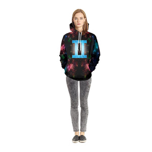 Gemini Flickered Unisex Pullover Hoodie