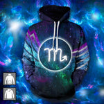 Scorpio Galaxy Unisex Pullover Hoodie M
