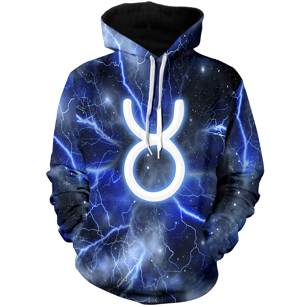 Taurus Galaxy Unisex Pullover Hoodie M