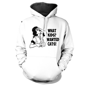 What Kids Cats Unisex Pullover Hoodie