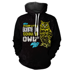 Owlright Unisex Pullover Hoodie