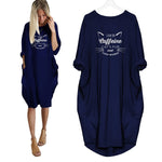 I Run On Caffeine Cats Fur And Cuss Words Dress