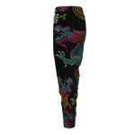 Floral Dragon Jogger Pants