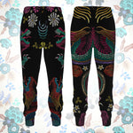 Floral Dragon Jogger Pants