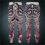 Tribal Owl Jogger Pants S