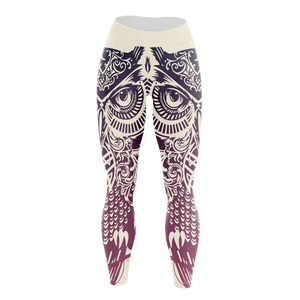 Tribal Owl Unisex Tights Leggings